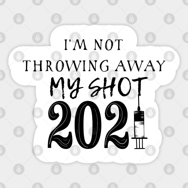 I'm Not Throwing Away My Shot 2021 Sticker by Bahaya Ta Podcast